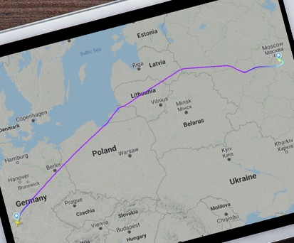 Lufthansas neue Route: Von Frankfurt nach Moskau.