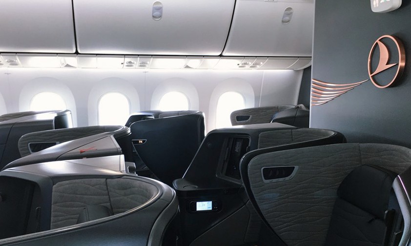 So wird es in der neuen Business Class von Turkish aussehen.
