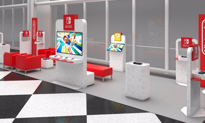 Nintendo Pop-up-Lounge: Ausruhen und vor allem zocken.
