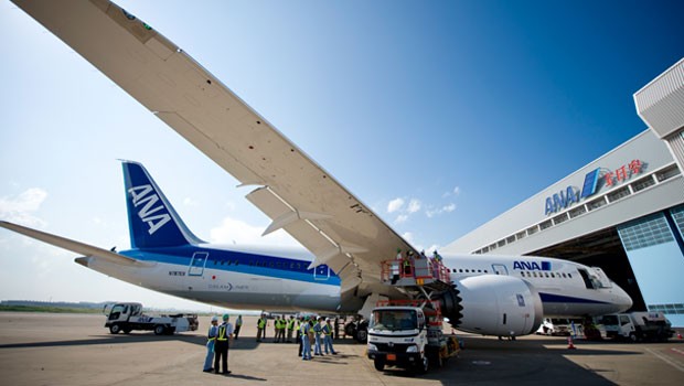 Dreamliner von ANA: Fünf Dreamliner fliegen bereits für die Airline.