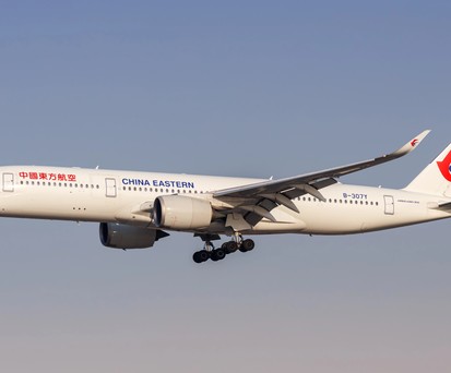 Airbus A350-900 von China Eastern Airlines: Ab Juni gehts auch nach Zürich.