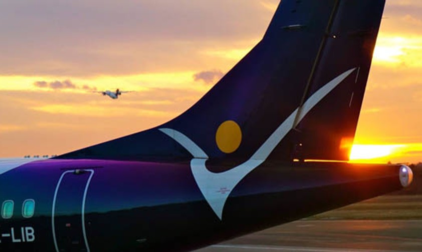 ATR 72 von Intersky: Der Flieger gehört bald neuen Eigentümern.