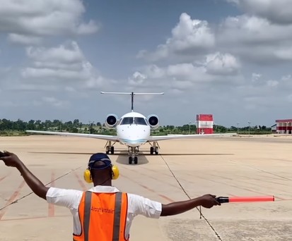 Vorfeld des Ebonyi State International Airport: Der Flughafen ist erst seit 2025 am Netz.