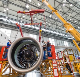 Triebwerk von Pratt &amp; Whitney eines Lufthansa-Fliegers: Viele müssen überprüft werden.