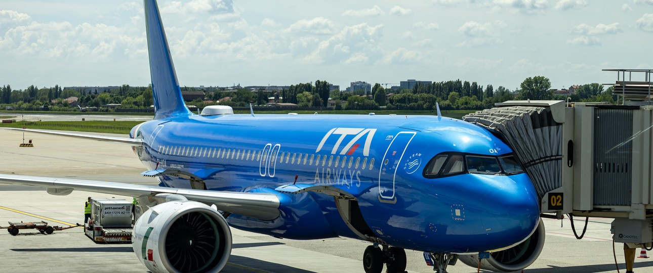 Am Gate in Mailand-Linate: Welches Kürzel trägt ITA Airways?