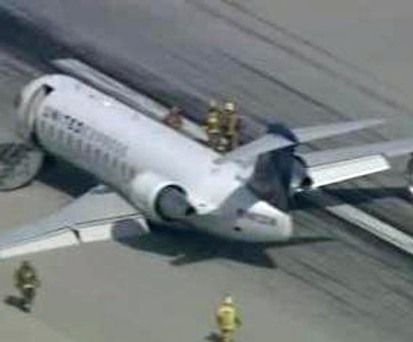 Bombardier Canadair CRJ200 von Skywest: Nichts passiert.