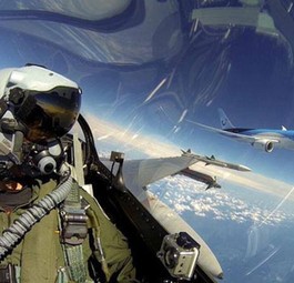 Ein Glück, dass der niederländische Pilot seine Kamera mit dabei hatte.