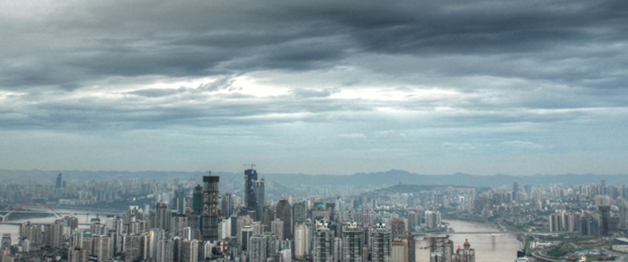 Skyline von Chongqing: bislang noch kein Ziel für westliche Airlines.