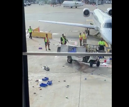 Cateringfahrzeug macht sich selbstständig