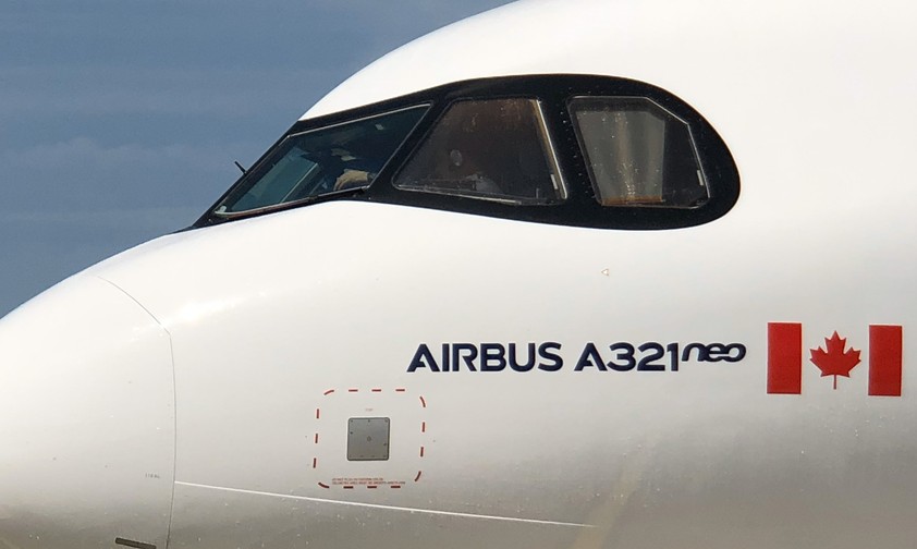 Airbus A321 LR von Air Transat: Die Airline streicht die USA-Flüge.