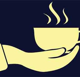 Tasse mit heißem Wasser: Der CHinese verwechselte sie mit einem Wurfgeschoss.
