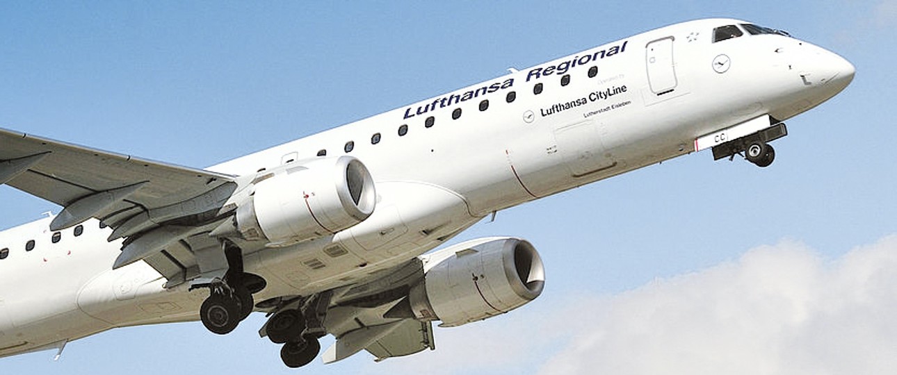 Embraer E190 von Lufthansa Cityline: Ausweichmanöver nach vier Sekunden.