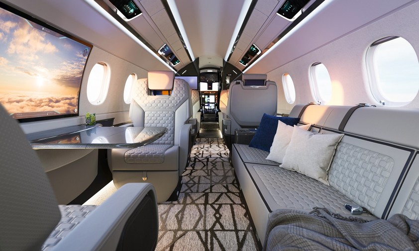 Praetor 600E: Highlight ist das neue «Smart Window».