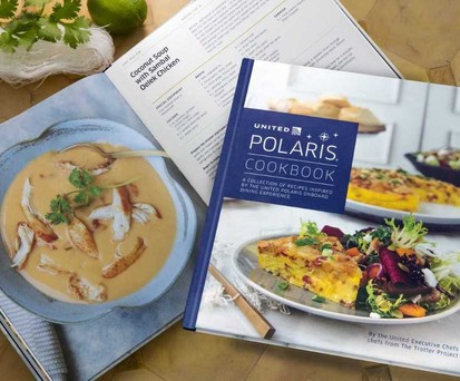 United-Kochbuch: Flugzeugessen zu Hause nachkochen.