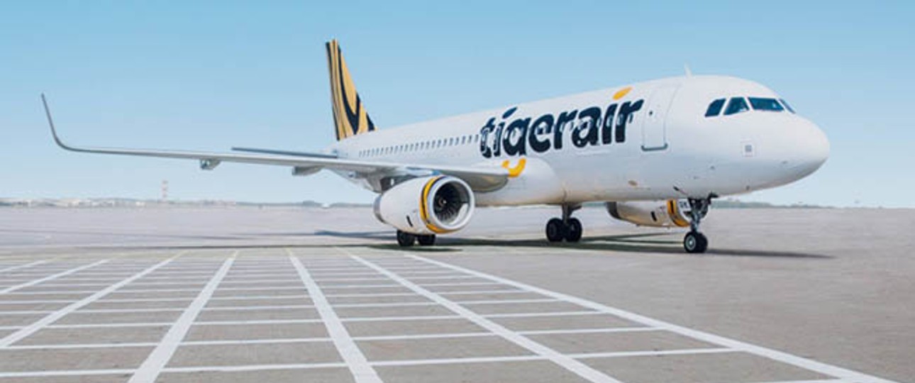 A320 von Tigerair: Die Flieger werden umbemalt.