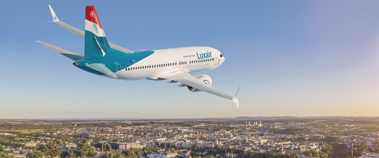 Eine Boeing 737 Max 7 in den Farben der Luxair: Wann die Fluggesellschaft die ersten Maschinen bekommt, ist aktuell unklar.