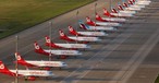 After the demise of Air Berlin in 2017, the airport was already used as a parking lot.