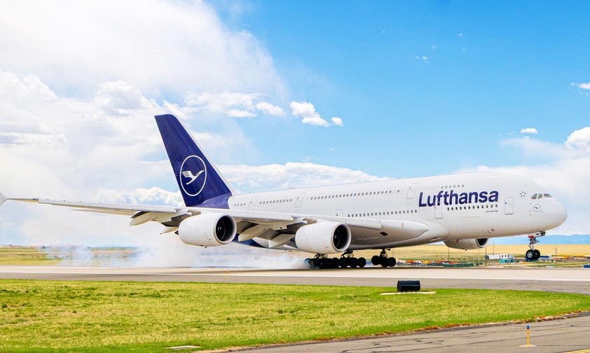 Airbus A380 von Lufthansa: Die Fluglinie setzt den Superjumbo in diesem Sommer täglich nach Denver ein.