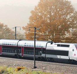 Französischer Schnellzug TGV: Großes Inlandsnetz.
