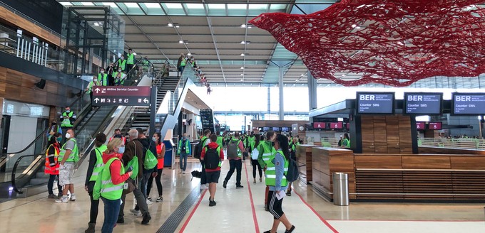 Bislang konnten nur wenige das Terminal 1 mit eigenen Augen von innen sehen. Für mich war es, wie für viele andere auch, das erste Mal innerhalb des künftigen Hauptterminals.