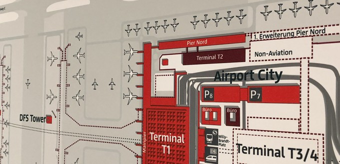 Parallel zum Nord-Pier des Terminal 1 gelegen, schafft es Kapazität für 6 Millionen zusätzliche Passagiere.