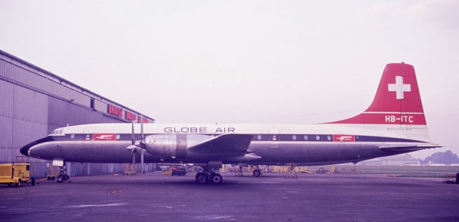 Auch kleinere Fluglinien wie die Schweizer Charterairline Globe Air setzten Britannias ein.