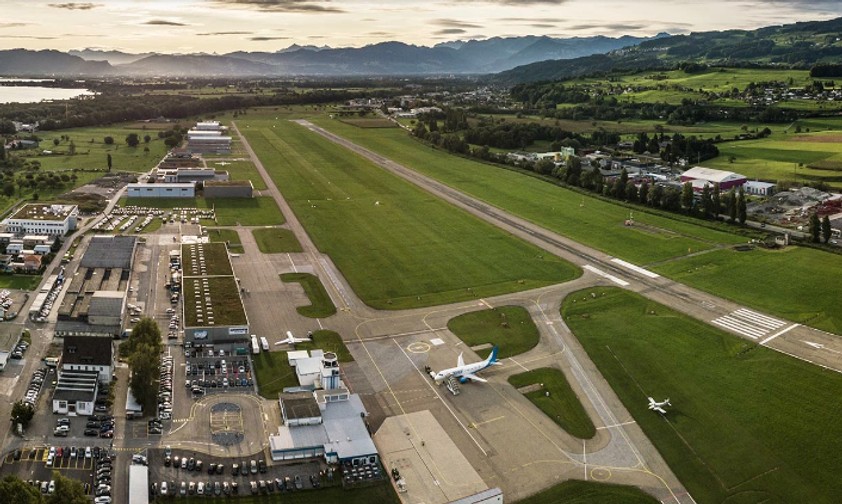 Der Flughafen St. Gallen-<span style="font-weight: 400;">Altenrhein steht bei der Dekarboniserung auf Stufe 1.</span> Der Airport ist aber zum ersten Mal dabei.