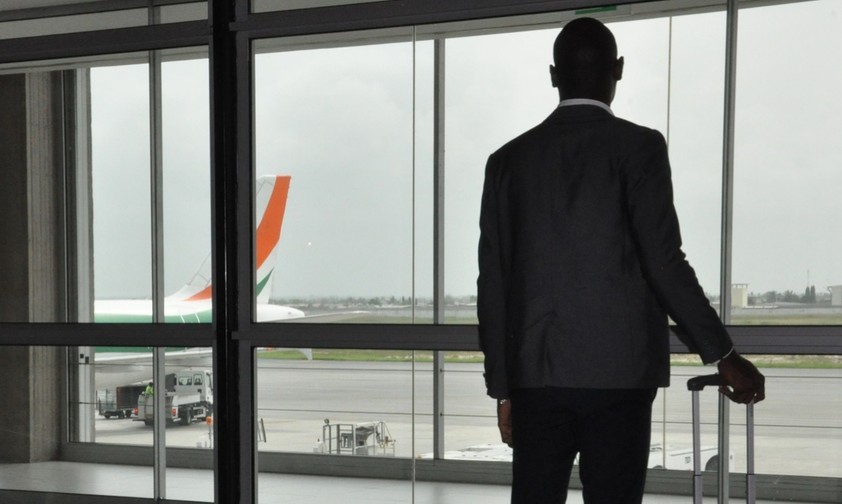 Flughafen Abidjan: Probleme mit Korruption.