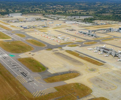 Flughafen London-Gatwick: Man Airport glaubt man an eine Rückkehr des Verkehrs.