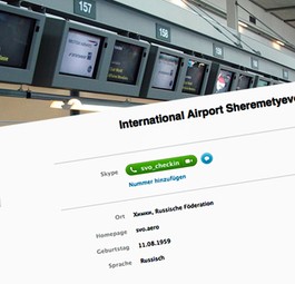 Nicht nur mit Freunden, auch mit Flughafen-Mitarbeitern kann man sich nun bei Skype unterhalten.