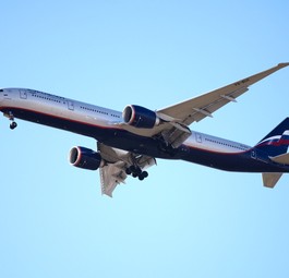 Boeing 777-300ER of Aeroflot: Seats 402 passengers.