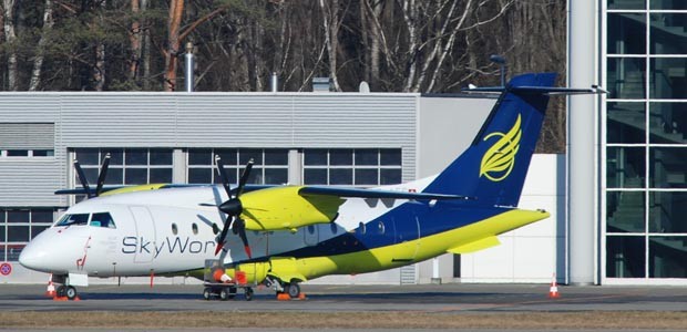Dornier Do328 von Skywork: Das falsche Flugzeug.