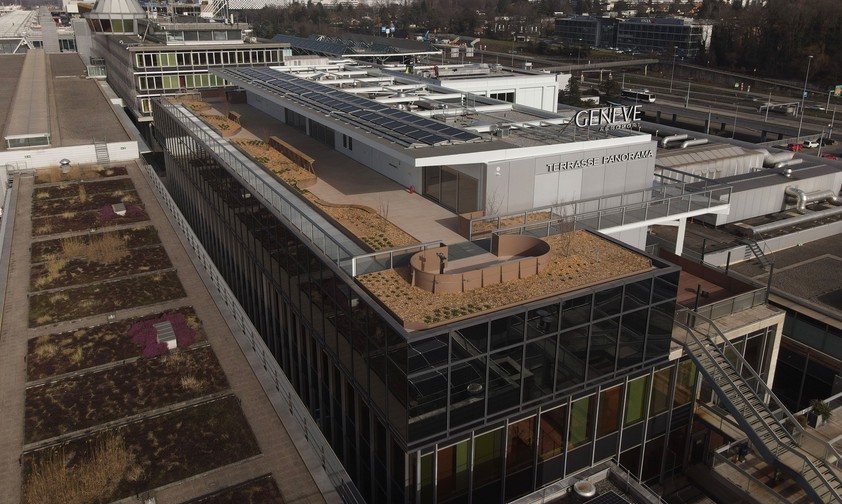 Die neue Terarsse bietet freien Blick.
