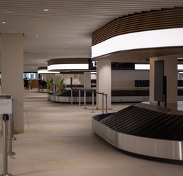Neue Gepäckausgabe im Terminal 2 des Flughafens Wien...