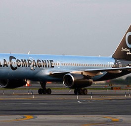 In der Business Class nach New York: La Compagnie fliegt bislang von Paris, London könnte bald folgen.