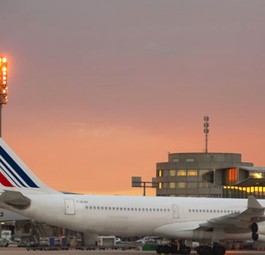 Air France A340: In China gewartet