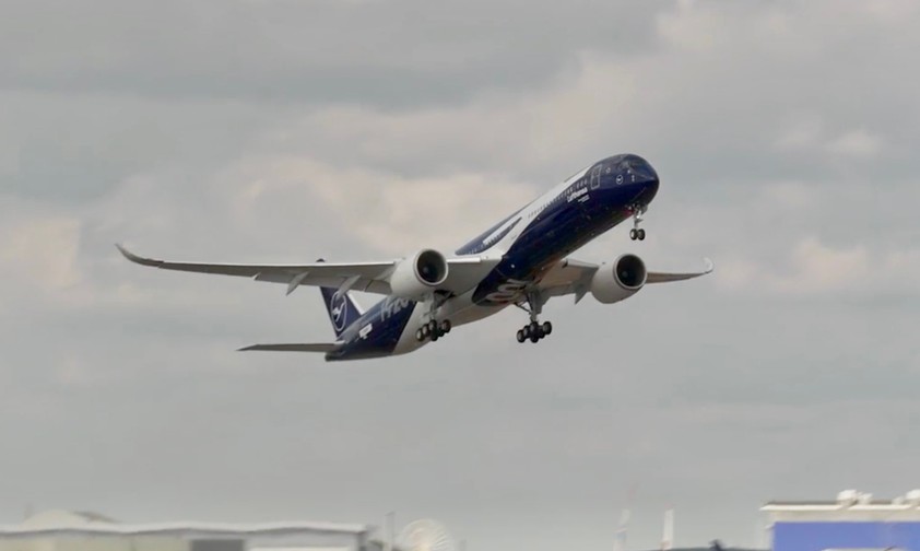 Der erste Start des ersten Airbus A350-1000 von Lufthansa: Der Flug dauerte rund dreieinhalb Stunden.