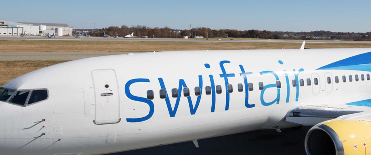 Flieger von Swift Air: Künftig heißt die Fluglinie iAero Airways.