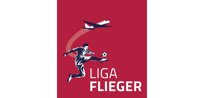 Liga-Flieger-Logo: WDL transportiert als German Airways Bundesliga-Teams.