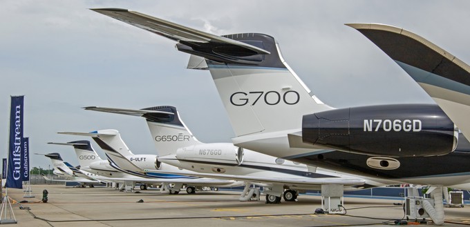 Platz 2: Gulfstream 500/550/600/650/650ER: 89 Stück.