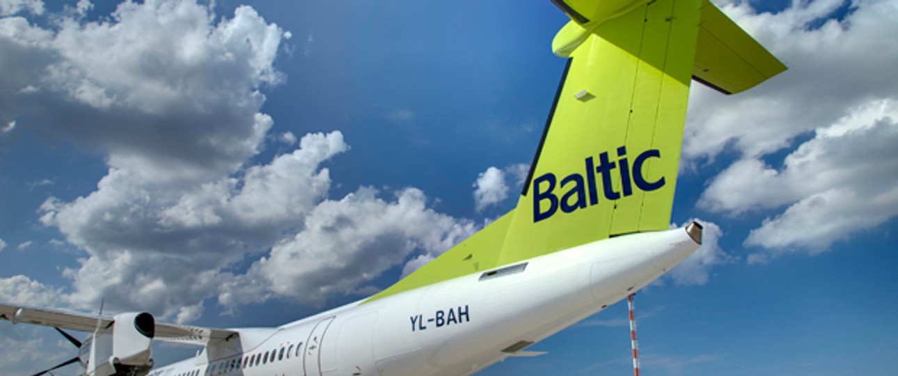 Flieger der Air Baltic: Die Airline hat eine ungewisse Zukunft