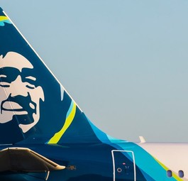 Airbus A320 von Alaska Airlines: Geerbt von Virgin America.