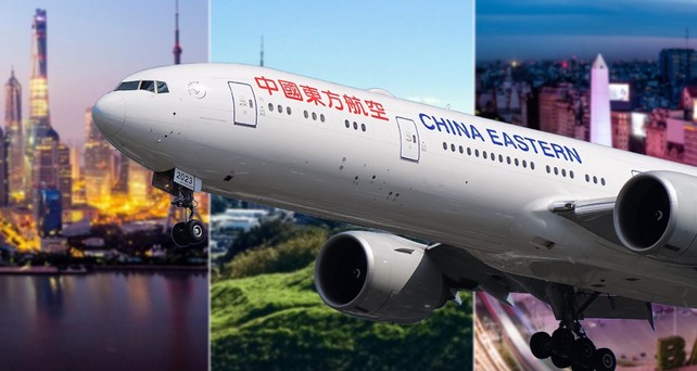 china eastern boeing 777 laengster direktflug