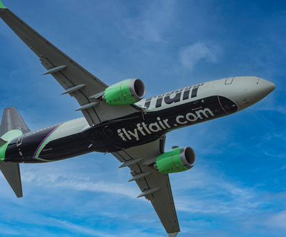 Boeing 737 Max von Flair: Die Scheiben im Cockpit haben drei Schichten.