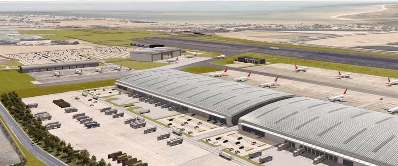 Visualisierung: So soll der Manston Airport in Zukunft aussehen.