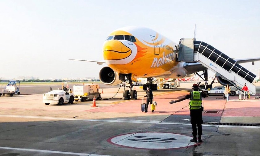 Nok Scoot aircraft: won't be taking off again.