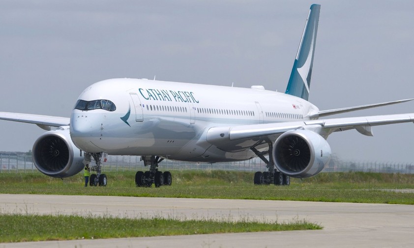 Airbus A350 von Cathay Pacific: 12 Flugzeuge bleiben vorerst am Boden.