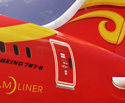 Dreamliner von Hainan Airlines: Kommt die Airline in den Hunsrück?