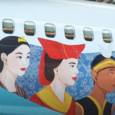 garuda indonesia special livery