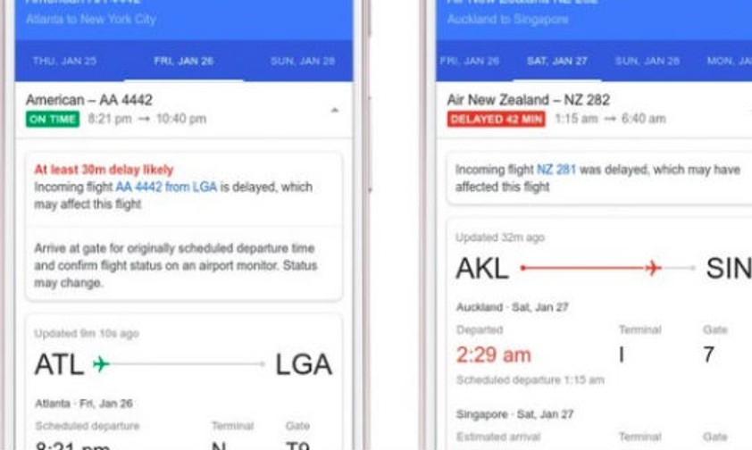 Google Flights: Künstliche Intelligenz an der Arbeit.